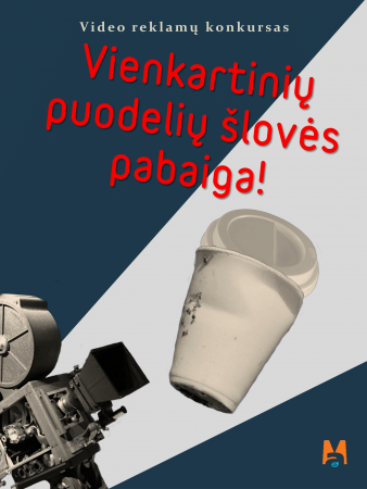 Kovai su vienkartiniais puodeliais – vaizdo klipų konkursas