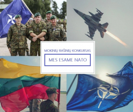 Vyksta mokinių rašinių konkursas „Mes esame NATO“