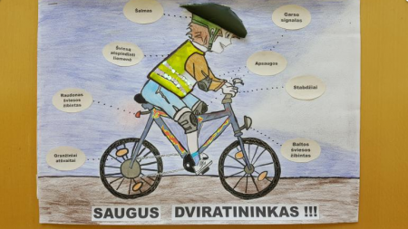 Skelbiami konkurso „Dviratis mano draugas“ laimėtojai