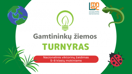 Kviečiame varžytis žaidime „Gamtininkų žiemos turnyras“