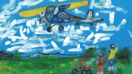 Kviečiame vaikus dalyvauti tarptautiniame FAI piešinių konkurse „Draugiškesnis pasaulis su aviacijos sportu“