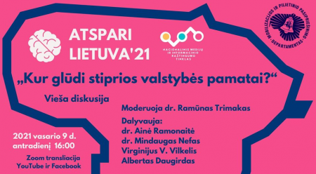 Mobilizacijos ir pilietinio pasipriešinimo departamentas prie KAM kviečia į nuotolines paskaitas