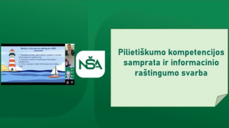 Renginys „Pilietiškumo kompetencijos samprata ir informacinio raštingumo svarba“